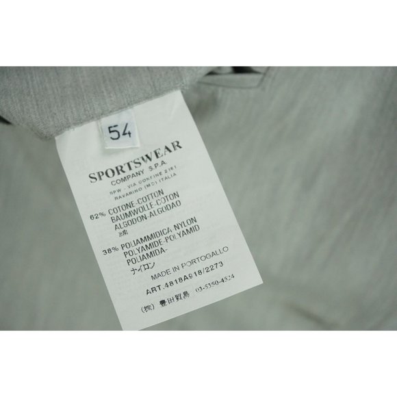 C.P. Company Light Gray Cotton Blend Sport Coat Jacket Sz 54 EU 44US - Picture 11 of 11